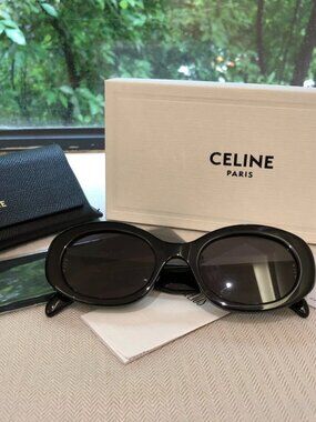Celine CL40194 Triomphe Oval Sunglasses